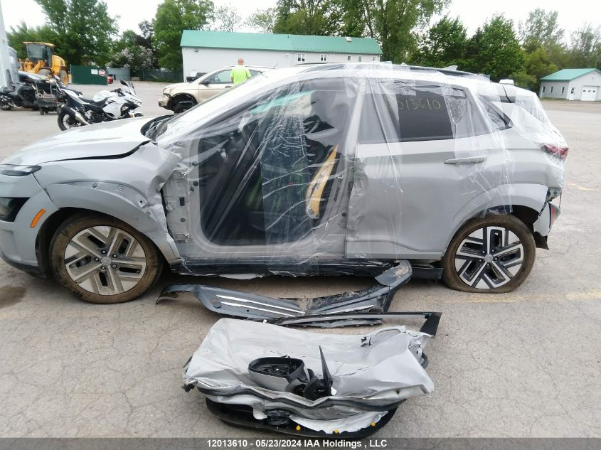 2022 Hyundai Kona Sel VIN: KM8K23AG5NU146681 Lot: 12013610