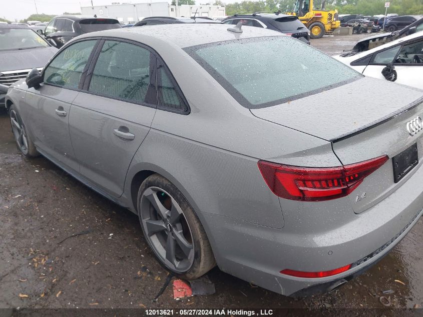 2018 Audi A4 Sedan VIN: WAUFNBF44JA081501 Lot: 12013621