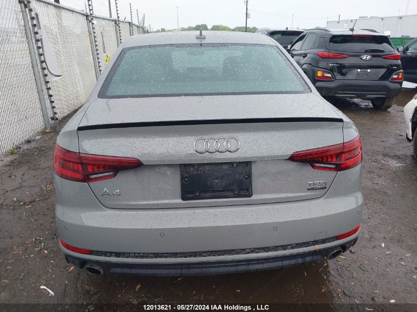 2018 Audi A4 Sedan VIN: WAUFNBF44JA081501 Lot: 12013621