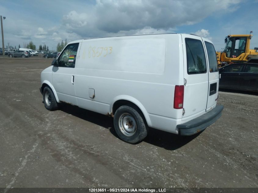 2000 GMC Safari Cargo Van VIN: 1GTDM19WXYB517650 Lot: 12013651