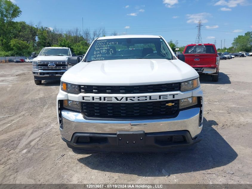 2021 Chevrolet Silverado 1500 VIN: 3GCNWAEFXMG416940 Lot: 12013657