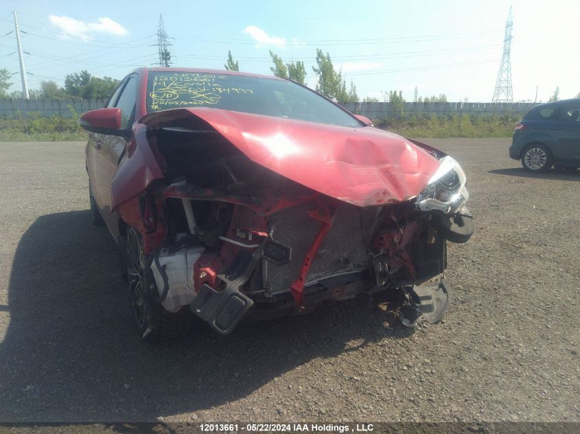 2014 Toyota Corolla Le VIN: 2T1BURHE9EC184997 Lot: 12013661