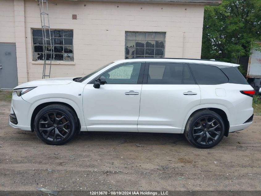 2024 Lexus Tx 500H VIN: 5TDABAB66RS004005 Lot: 12013670