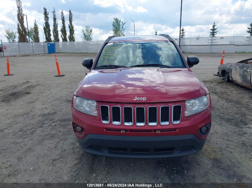 2012 Jeep Compass Sport/North VIN: 1C4NJDAB2CD595411 Lot: 12013681