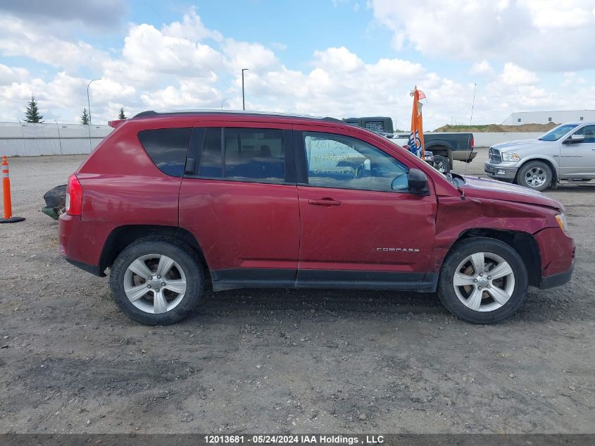 2012 Jeep Compass Sport/North VIN: 1C4NJDAB2CD595411 Lot: 12013681