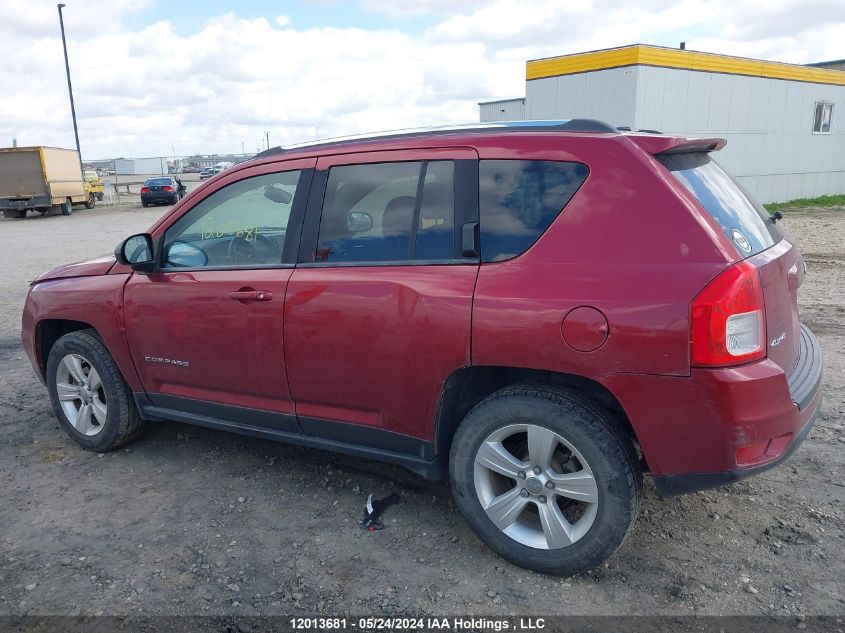 2012 Jeep Compass Sport/North VIN: 1C4NJDAB2CD595411 Lot: 12013681