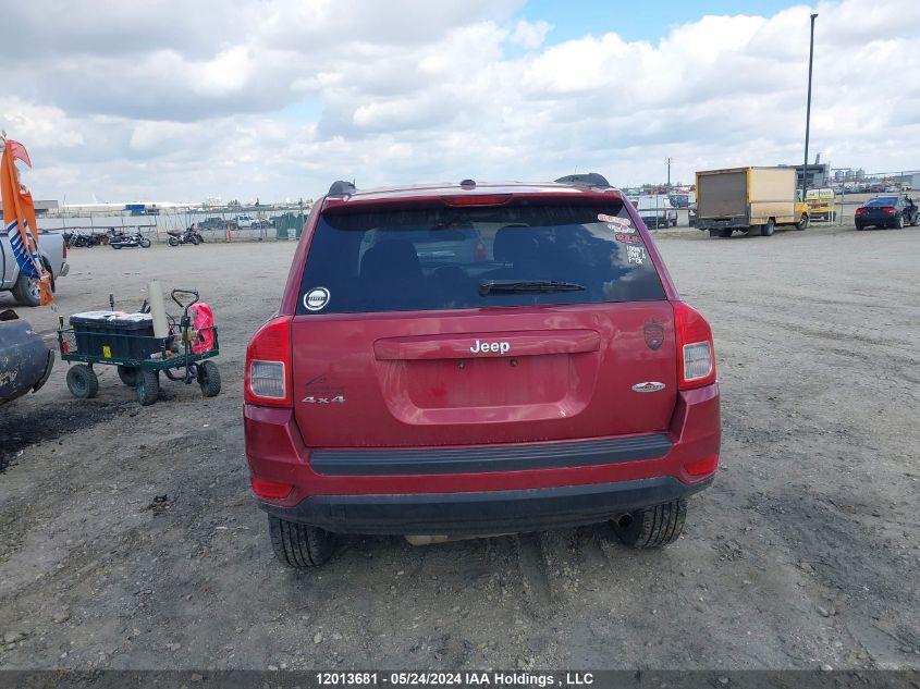 2012 Jeep Compass Sport/North VIN: 1C4NJDAB2CD595411 Lot: 12013681