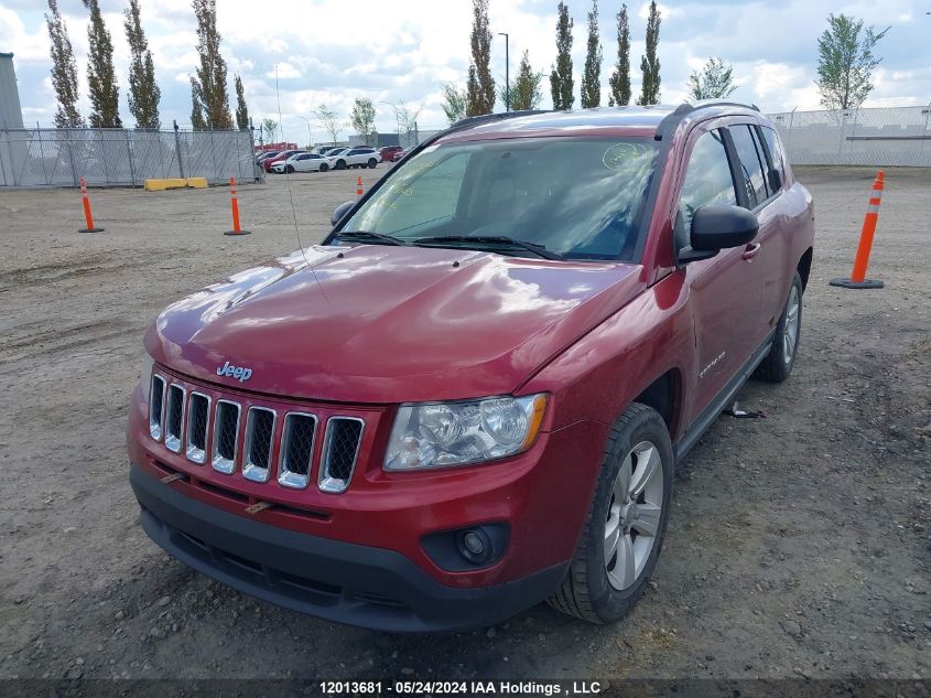 2012 Jeep Compass Sport/North VIN: 1C4NJDAB2CD595411 Lot: 12013681