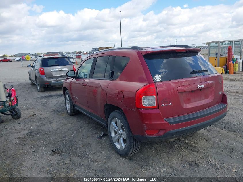 2012 Jeep Compass Sport/North VIN: 1C4NJDAB2CD595411 Lot: 12013681