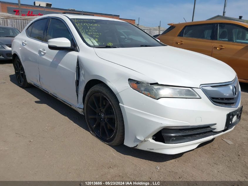 2015 Acura Tlx VIN: 19UUB3F58FA801697 Lot: 12013685