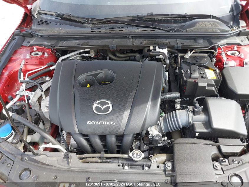 2022 Mazda Mazda3 VIN: JM1BPAK74N1510177 Lot: 12013691