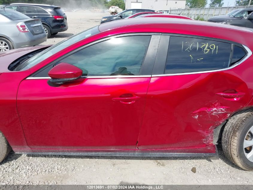 2022 Mazda Mazda3 VIN: JM1BPAK74N1510177 Lot: 12013691