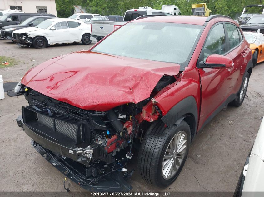 2020 Hyundai Kona Sel VIN: KM8K2CAA8LU563852 Lot: 12013697