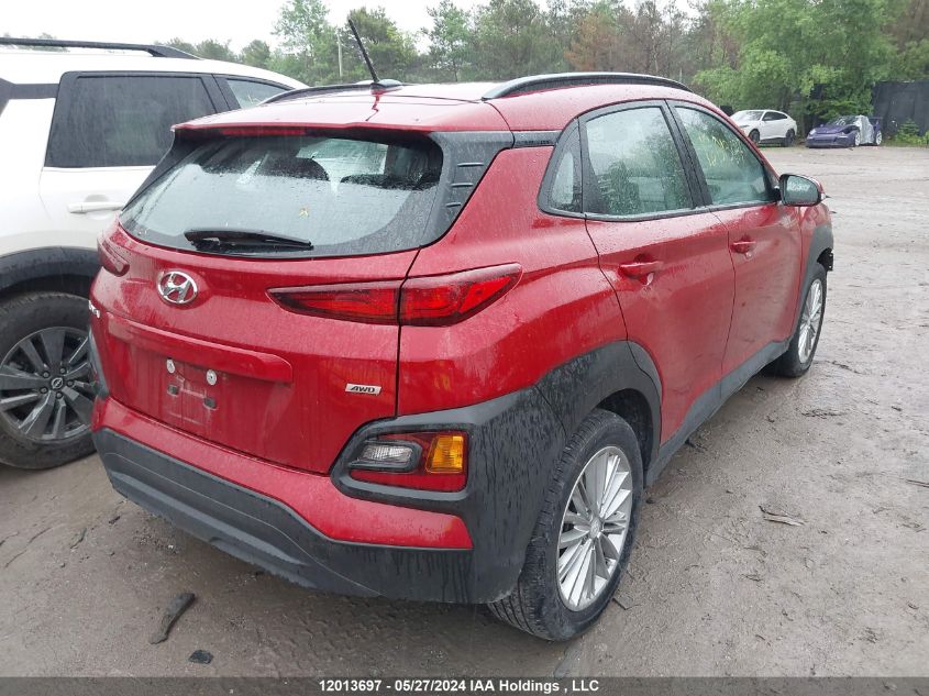 2020 Hyundai Kona Sel VIN: KM8K2CAA8LU563852 Lot: 12013697