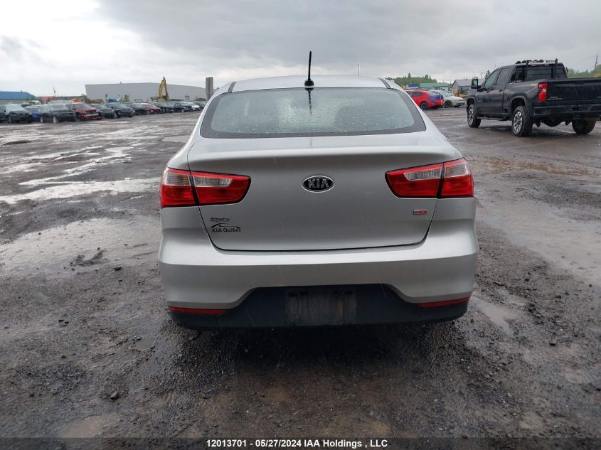 2016 Kia Rio VIN: KNADM4A38G6622162 Lot: 12013701