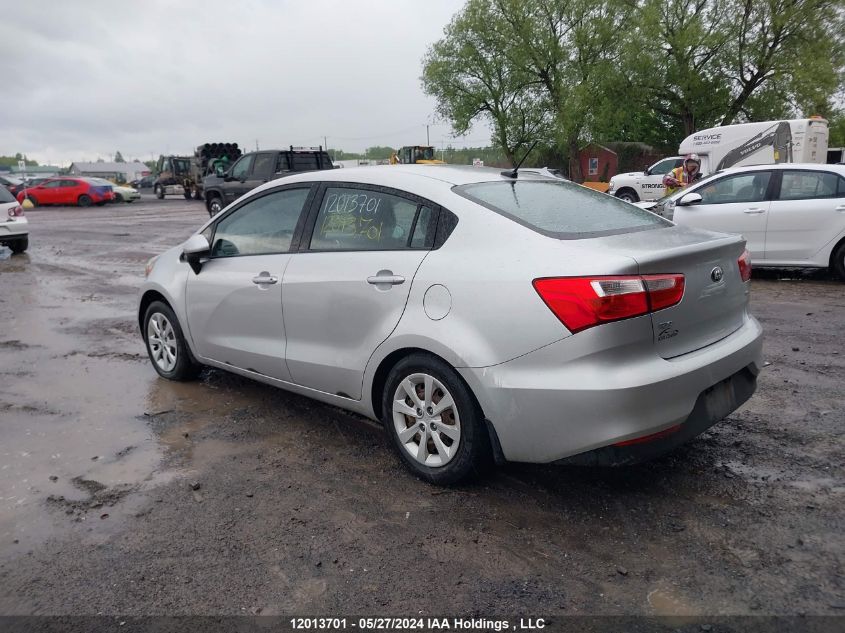 2016 Kia Rio VIN: KNADM4A38G6622162 Lot: 12013701