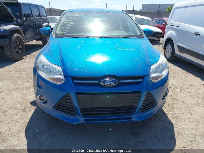 2012 Ford Focus Se VIN: 1FAHP3K25CL186738 Lot: 12013709