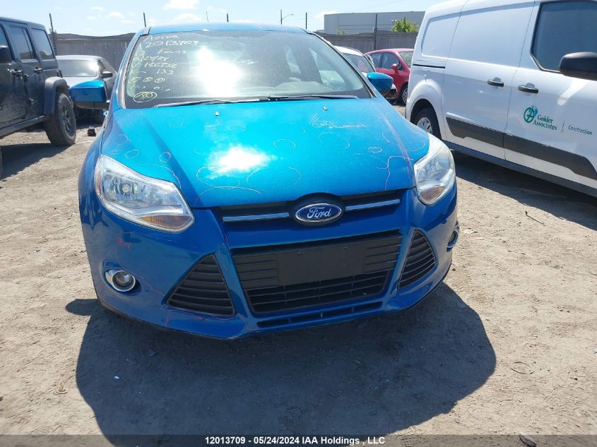 2012 Ford Focus Se VIN: 1FAHP3K25CL186738 Lot: 12013709