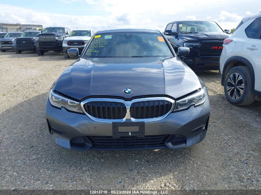 2020 BMW 330Xi VIN: WBA5R7C0XLFH38003 Lot: 12013710