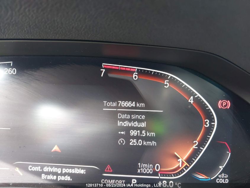 2020 BMW 330Xi VIN: WBA5R7C0XLFH38003 Lot: 12013710