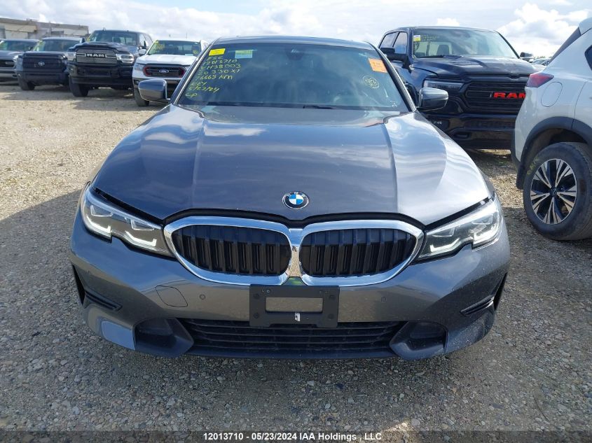 2020 BMW 330Xi VIN: WBA5R7C0XLFH38003 Lot: 12013710