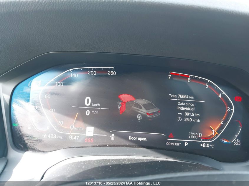 2020 BMW 330Xi VIN: WBA5R7C0XLFH38003 Lot: 12013710