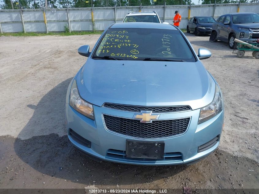 2011 Chevrolet Cruze VIN: 1G1PF5S99B7213571 Lot: 12013713