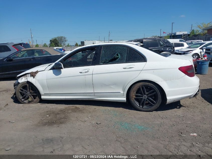 2014 Mercedes-Benz C-Class VIN: WDDGF8AB6EA894623 Lot: 12013721