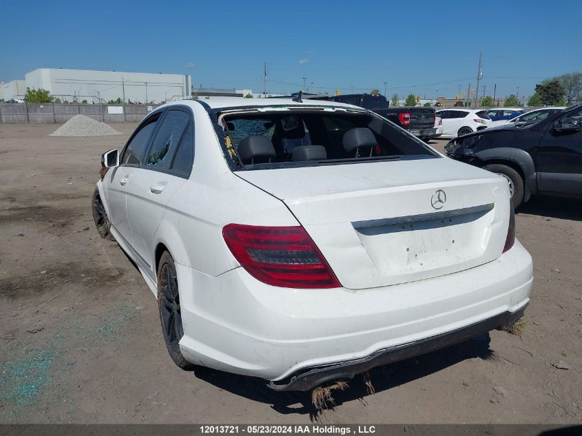 2014 Mercedes-Benz C-Class VIN: WDDGF8AB6EA894623 Lot: 12013721