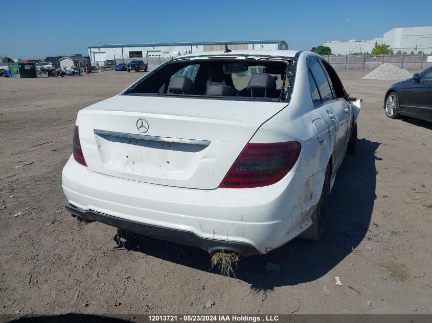 2014 Mercedes-Benz C-Class VIN: WDDGF8AB6EA894623 Lot: 12013721