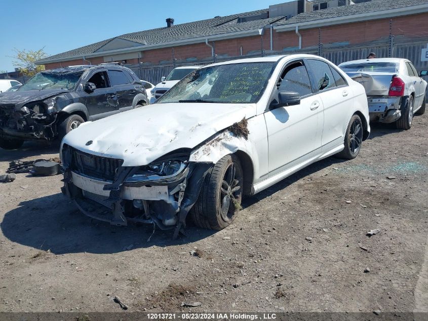 2014 Mercedes-Benz C-Class VIN: WDDGF8AB6EA894623 Lot: 12013721