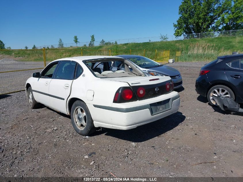 2004 Chevrolet Impala VIN: 2G1WF52EX49409576 Lot: 12013722