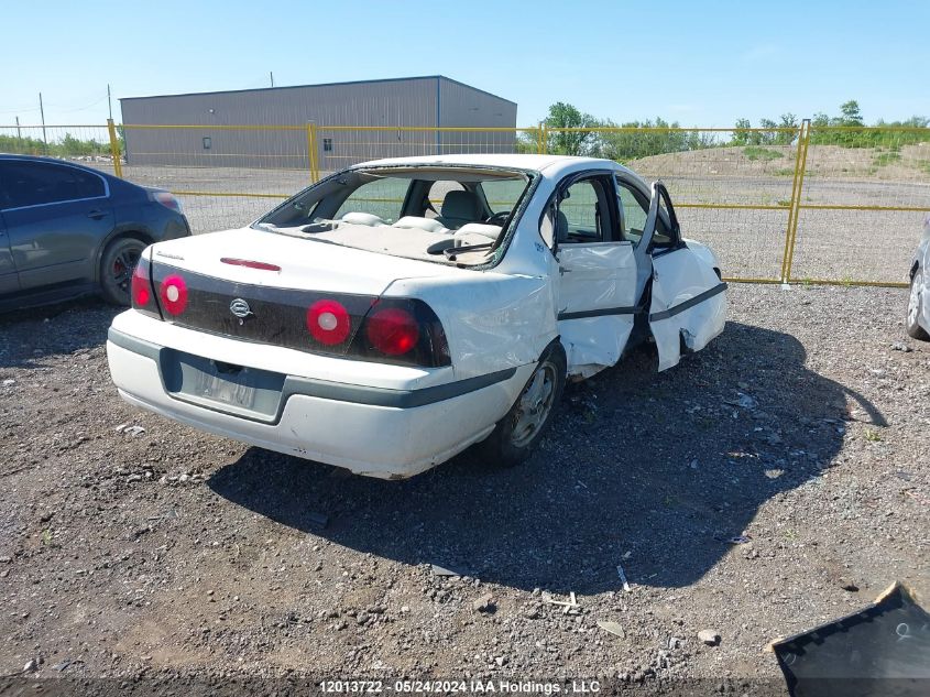 2004 Chevrolet Impala VIN: 2G1WF52EX49409576 Lot: 12013722