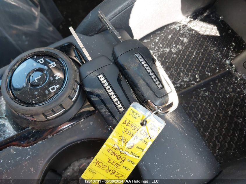 2022 Ford Bronco Sport VIN: 3FMCR9A6XNRD85578 Lot: 12013731