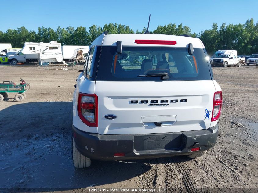 2022 Ford Bronco Sport VIN: 3FMCR9A6XNRD85578 Lot: 12013731