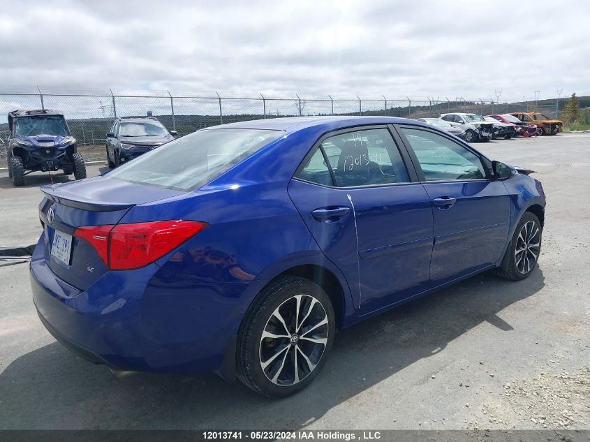 2019 Toyota Corolla Le VIN: 2T1BURHE0KC203691 Lot: 12013741