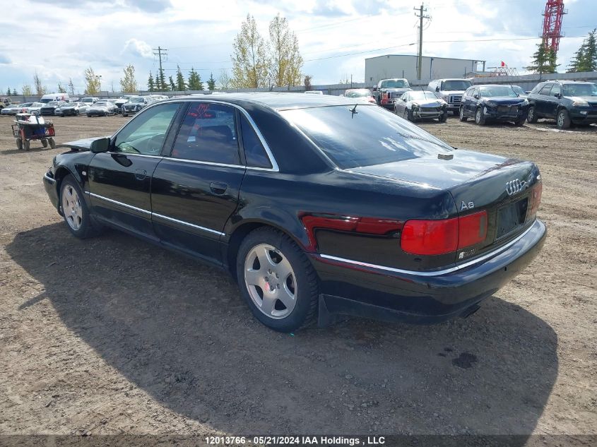 2000 Audi A8 VIN: WAUFL54D0YN010809 Lot: 12013766