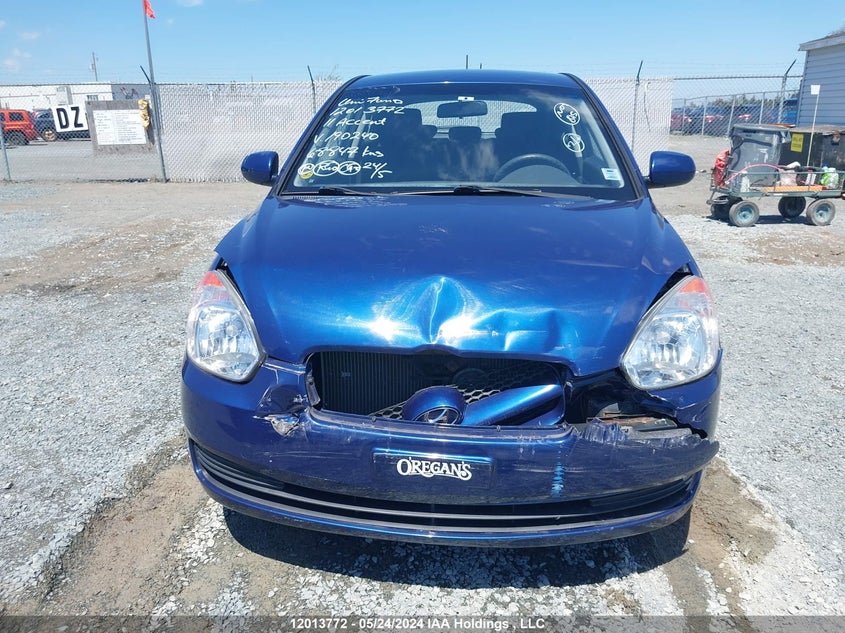 2011 Hyundai Accent L VIN: KMHCN3BC4BU190240 Lot: 12013772