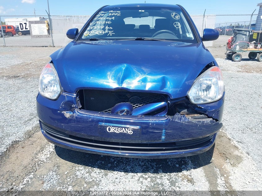 2011 Hyundai Accent L VIN: KMHCN3BC4BU190240 Lot: 12013772