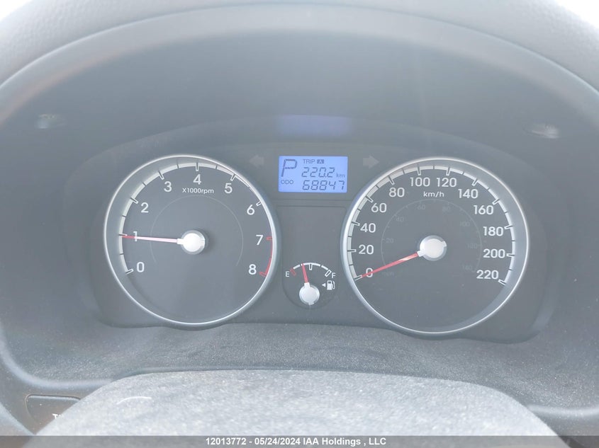 2011 Hyundai Accent L VIN: KMHCN3BC4BU190240 Lot: 12013772