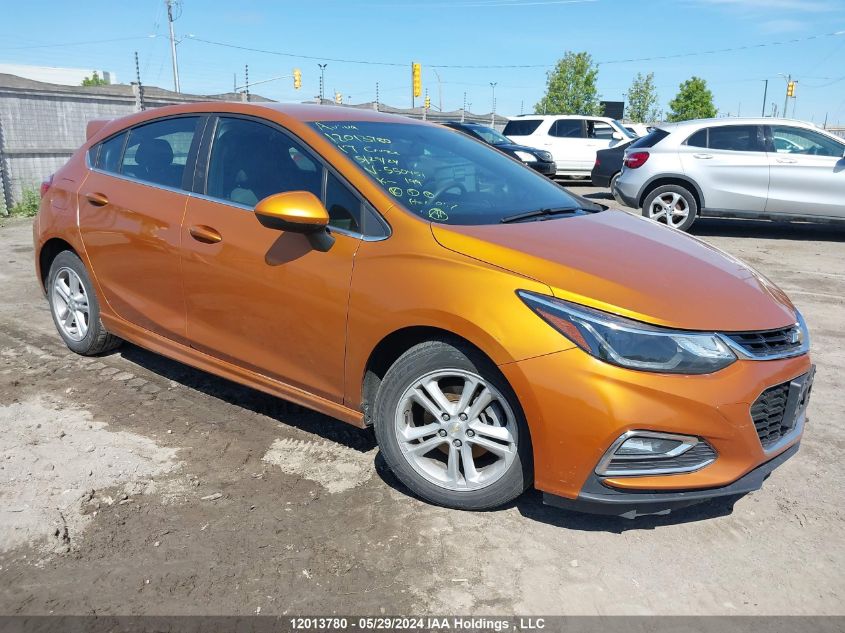 2017 Chevrolet Cruze VIN: 3G1BE6SM5HS550451 Lot: 12013780