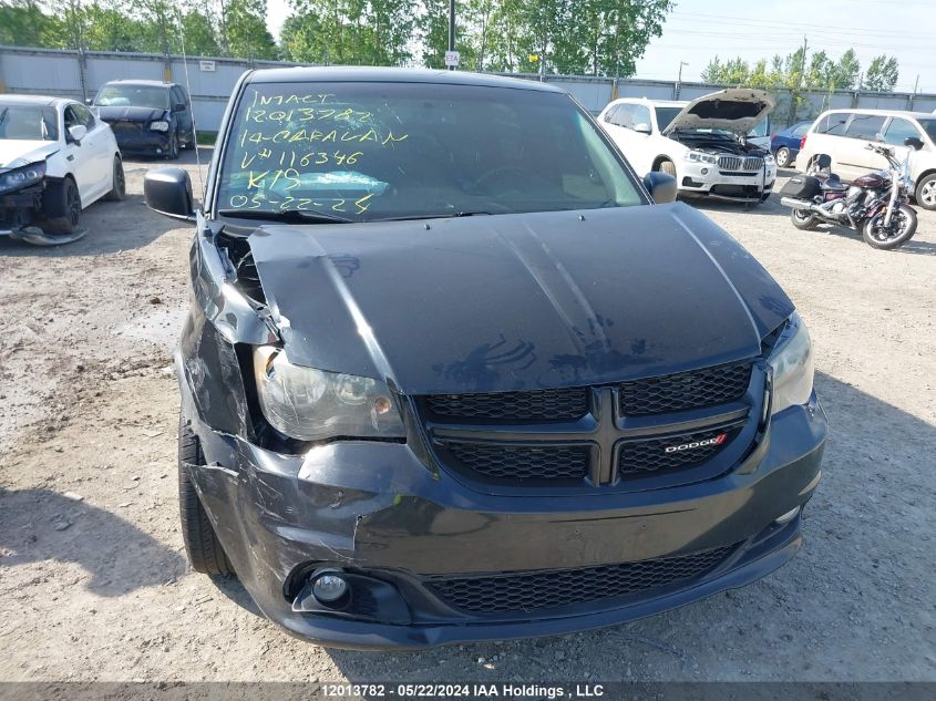 2014 Dodge Grand Caravan VIN: 2C4RDGBG6ER116346 Lot: 12013782