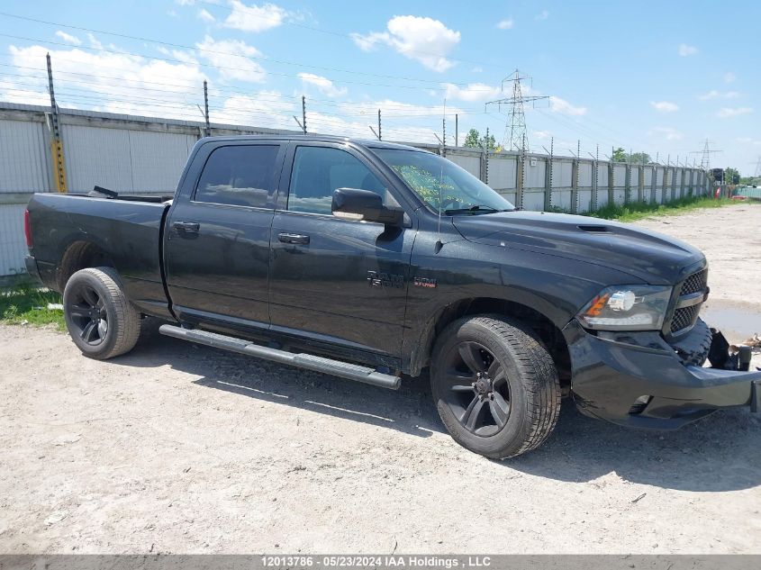 2018 Ram 1500 Sport VIN: 1C6RR7UT4JS134100 Lot: 12013786