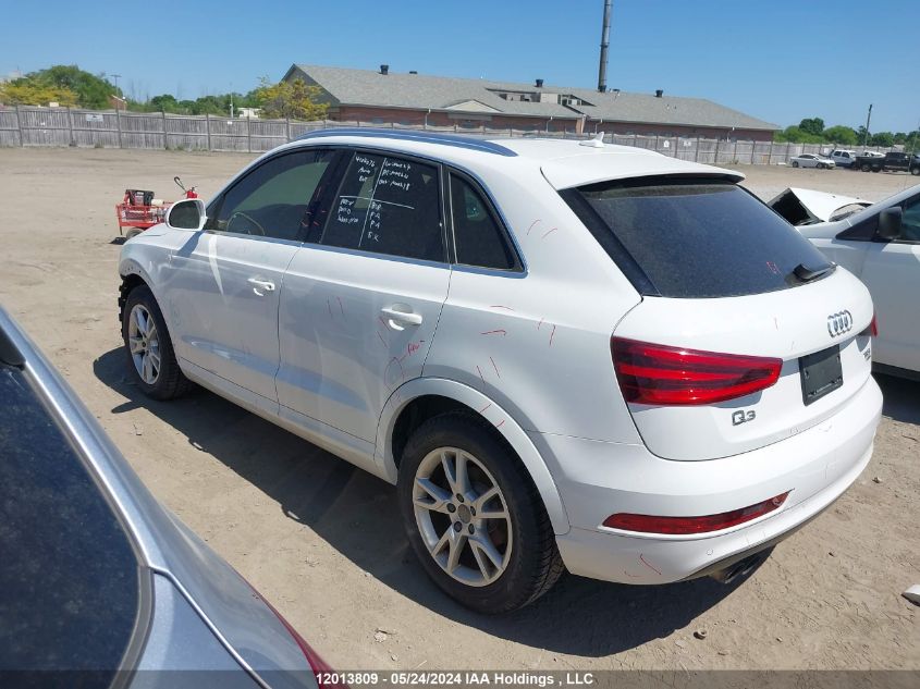 2015 Audi Q3 VIN: WA1GFEFSXFR010679 Lot: 12013809