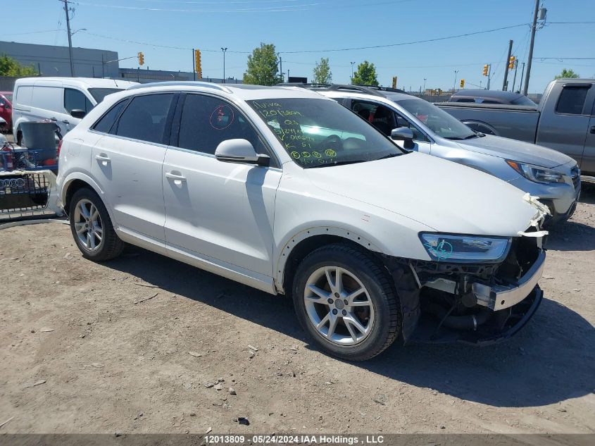 2015 Audi Q3 VIN: WA1GFEFSXFR010679 Lot: 12013809