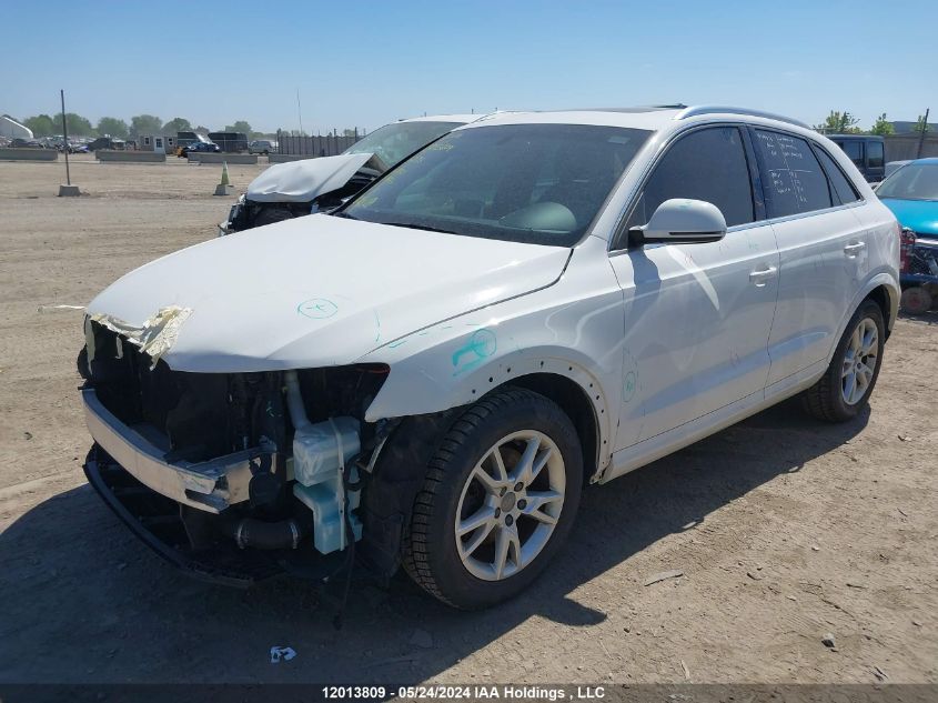 2015 Audi Q3 VIN: WA1GFEFSXFR010679 Lot: 12013809