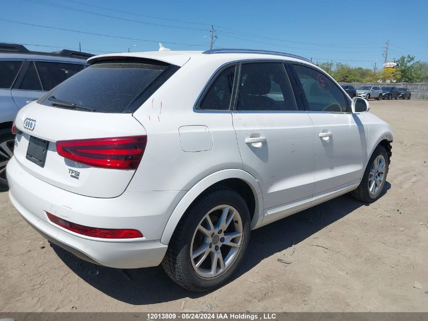 2015 Audi Q3 VIN: WA1GFEFSXFR010679 Lot: 12013809