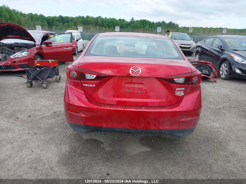 2018 Mazda 3 Touring VIN: 3MZBN1V76JM225377 Lot: 12013824