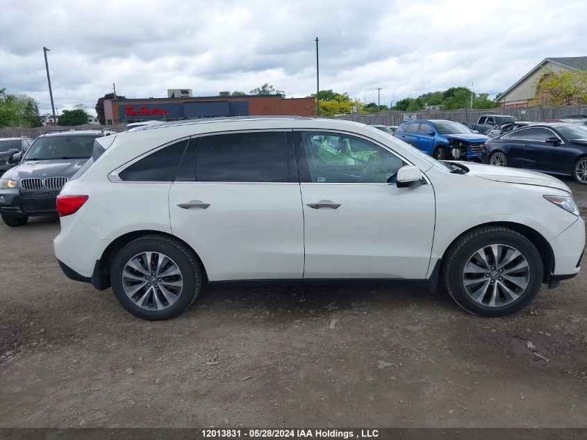 2016 Acura Mdx VIN: 5FRYD4H45GB508898 Lot: 12013831