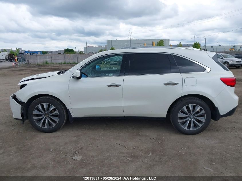 2016 Acura Mdx VIN: 5FRYD4H45GB508898 Lot: 12013831